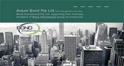 Desktop Screenshot of ansonbond.com